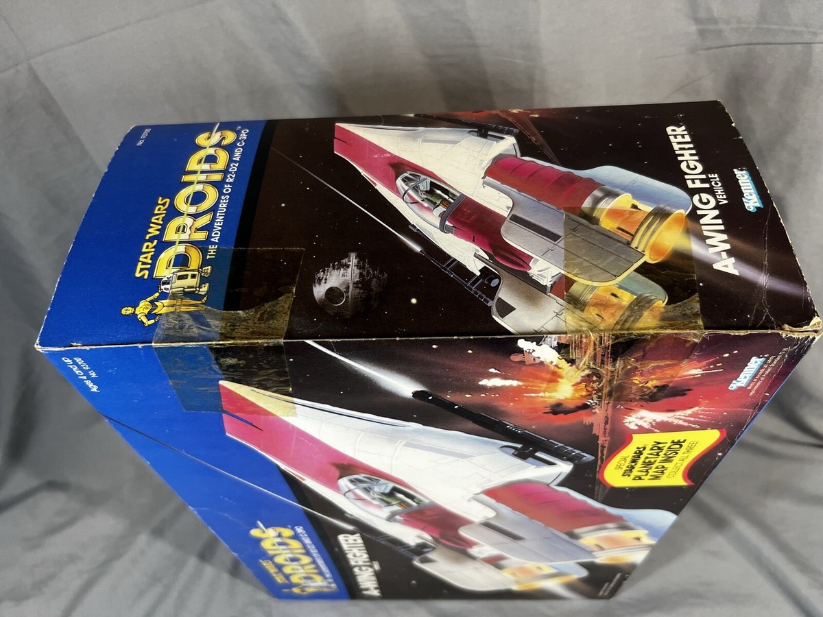 VINTAGE STAR WARS DROIDS A-WING FIGHTER 1985 FACTORY SEALED
