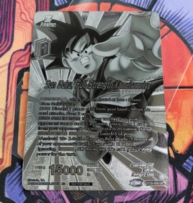Son Goku, Full-Strength Kamehameha Regional Silver Print Promo