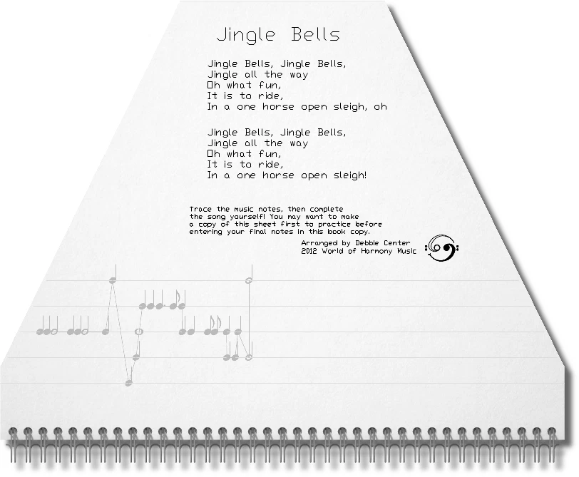 Zither Lap Harp Sheet Music ~ I Can Write Music, Too! - Image 4 of 4