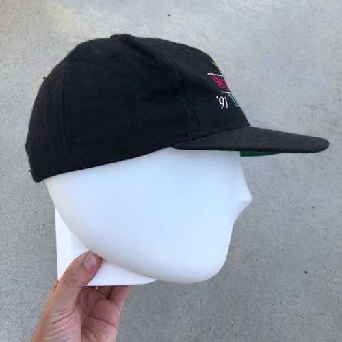 Vtg The Wonder Years ‘92 ‘93 Crew Gift Black Snapback Hat - Adjustable Size - Picture 3 of 14