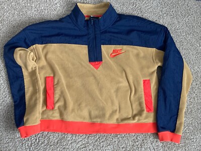 nike fleece colorblock