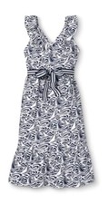 Vineyard Vines for Target - Women's Rough Seas Sleeveless Ruffle Dress - Size XS