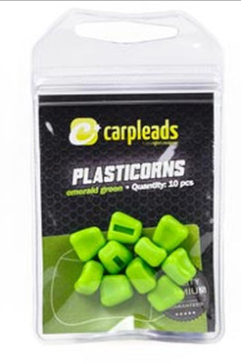  CARPLEADS Plasticorn Mais Emerald Green grün- 10 Stück