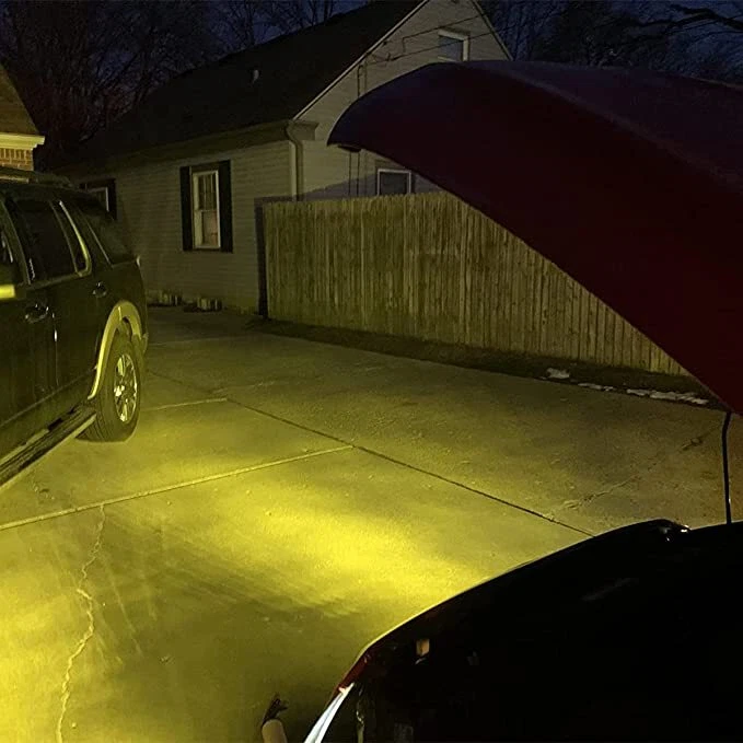 Bombilla LED amarilla señal de giro delantera/trasera para Cadillac Lincoln Audi, intermitente Foto 3 de 4