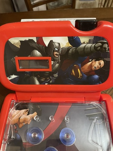 DC Batman VS Superman Dawn of Justice Tabletop Pinball Machine 2009 Rare!! - Picture 6 of 7