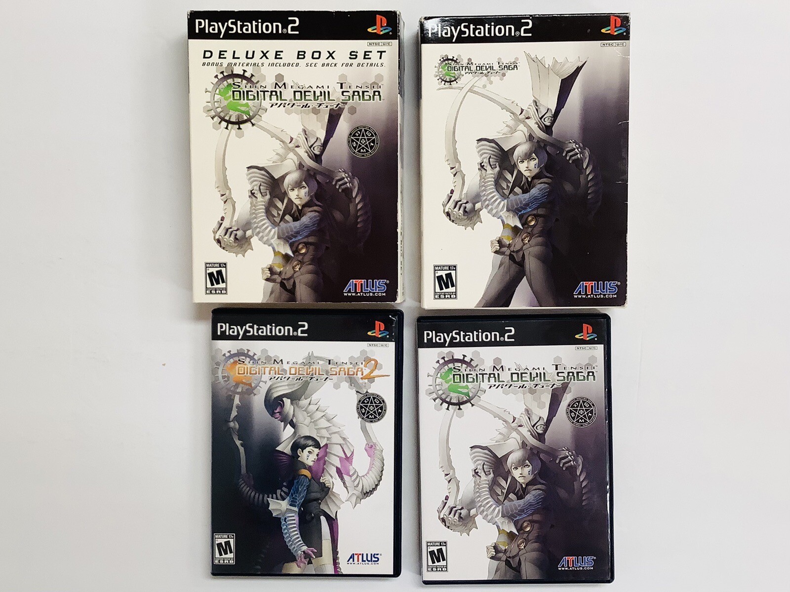 Shin Megami Tensei Digital Devil Saga 1 & 2 Deluxe Box Set PS2 w