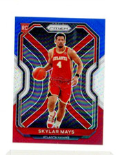2020-21 Panini Prizm Skylar Mays Rookie RC Red White Blue Prizm #255 Hawks