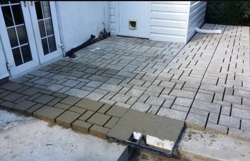 Moldes de camino de jardín 450 х 400 x 40 mm, molde de hormigón de pavimento accionamiento de pasarela de jardín - Imagen 2 de 8