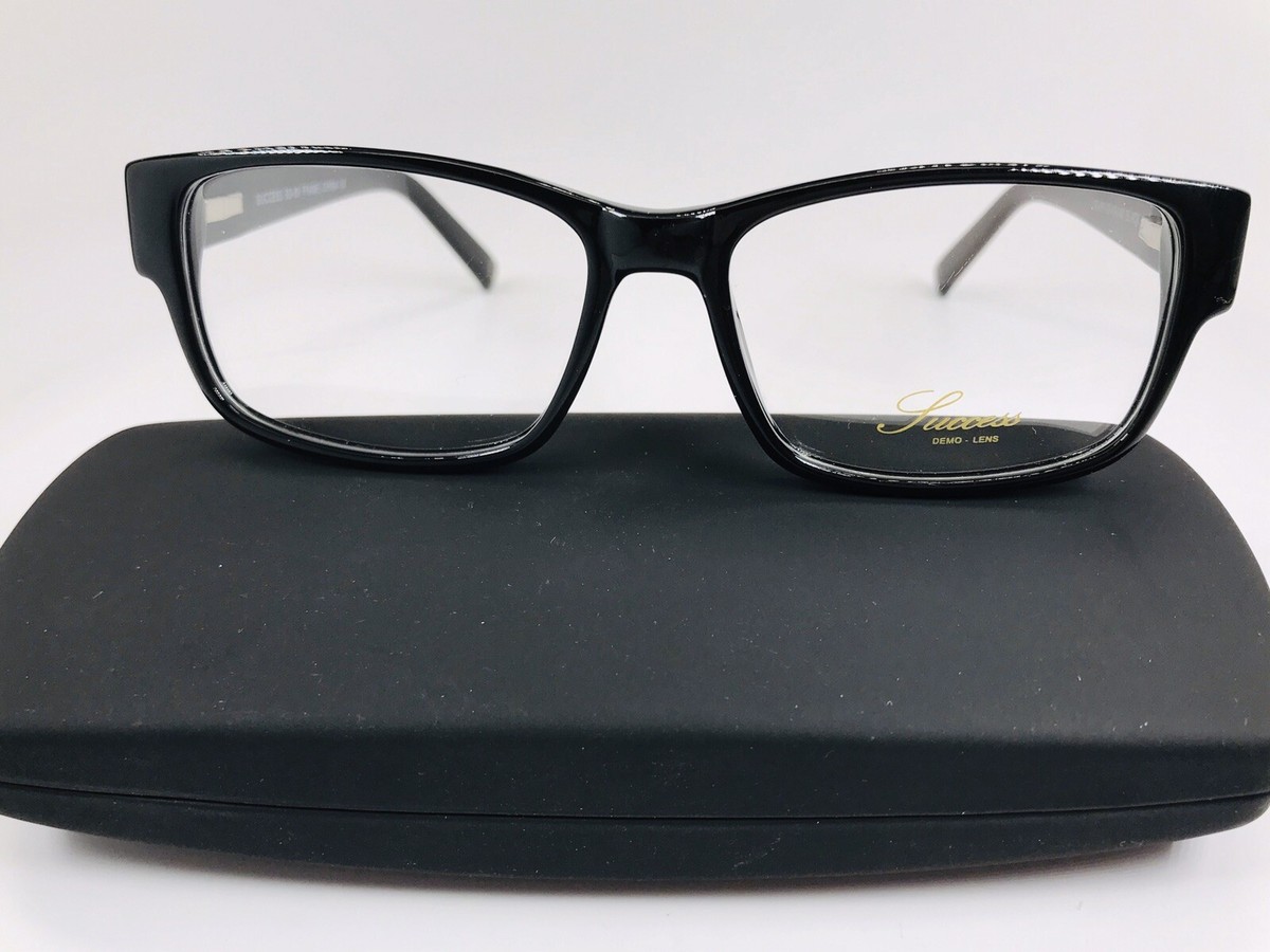 New Designer Inspired SUCCESS SS-89 Black Eyeglasses 53mm with Case New Designer Inspired SUCCESS SS-89 Black Eyeglasses 53mm  main image 2