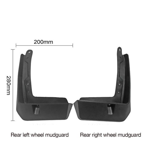 4*For Hyundai Accent 2018-2020 Mud Fender Flaps Splash Guards Mudflaps Mudguards - Picture 3 of 9