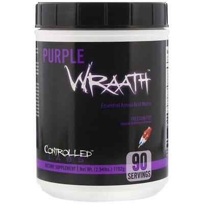 Controlled Labs Purple Wraath Freedom Pop 05/24 1152g / 90 serv + Samples