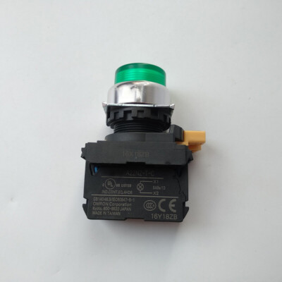For   A22NL-RPM-TGA-G100-GC push button switch with light auto reset #A6-31