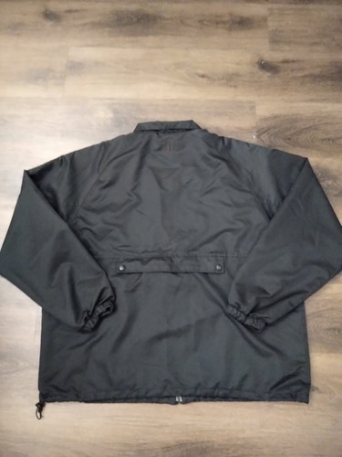 Pga Tour Mens Jacket Black Sip Up Size Xl Wind Water Resistant - Picture 8 of 9