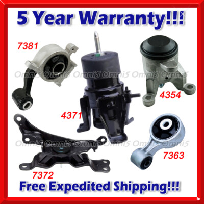M628 Fits 2011-2014 Nissan Quest 3.5L AUTO CVT, Engine Motor & Trans Mount Set