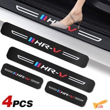 4PCS For Honda HRV HR-V Car Door Plate Sill Scuff Cover Anti Scratch Protector