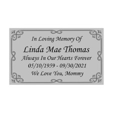 Personalized Aluminium Engraved Plate/Silver Name Plate/Plaque/Custom Engraving