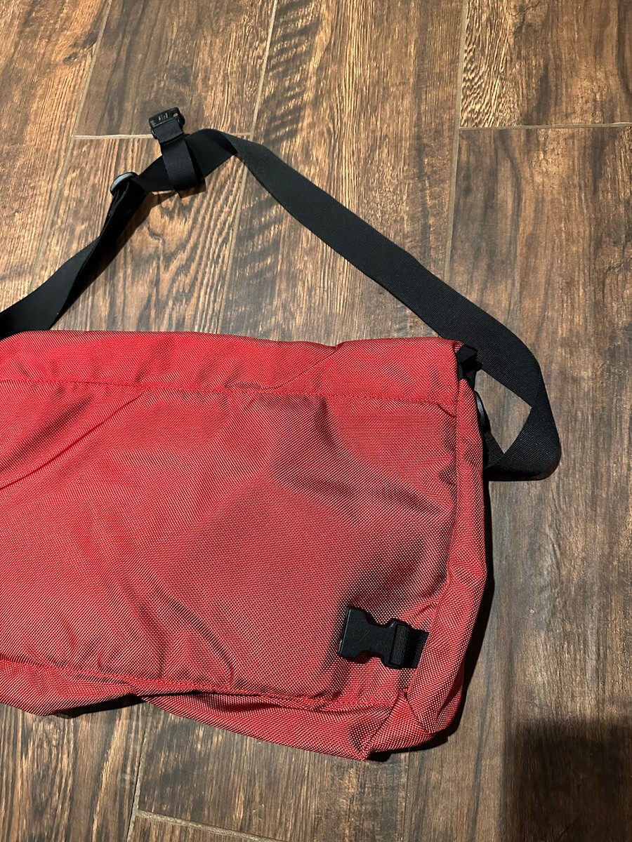Patagonia Half-Mass Messenger Bag Red Satchel Shoulder Strap Reflective