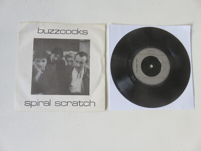 BUZZCOCK Spiral Scratch NEW HORMONES ORIGINAL 1977 UK 1ST PRESSING 7'' E.P. ORG-1