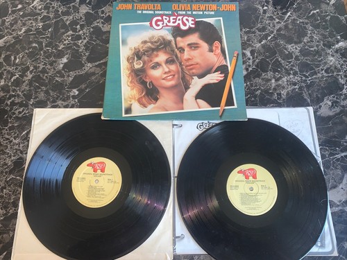 Grease: The Original Soundtrack from the Motion Picture-2 Vinyl LP 1978 (VG)POP
