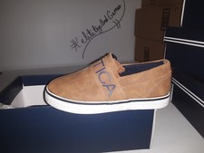 New With Box boys/Toddler NAUTICA Size 9 ORINOCO TAN SUEDE VULC SHELF162F