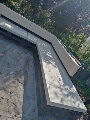 Gartenmöbel lounge aus Paletten und Polster - Bild 4 von 7