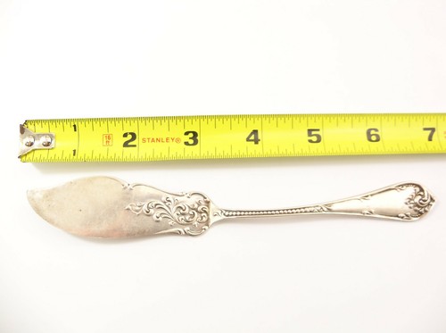 Cuchillo para servir queso mantequilla de plata esterlina de la década de 1890 S.W. Thompson - Imagen 7 de 8