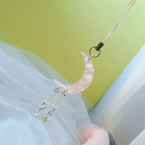 Creative Moon Rabbit Beaded Phone Lanyard Chinese Style Mobile Phone Charm - 第 4/14 張圖片