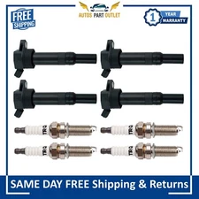 New Ignition Coil & Iridium Spark Plug Kit For 11-19 Hyundai Elantra Kia Forte