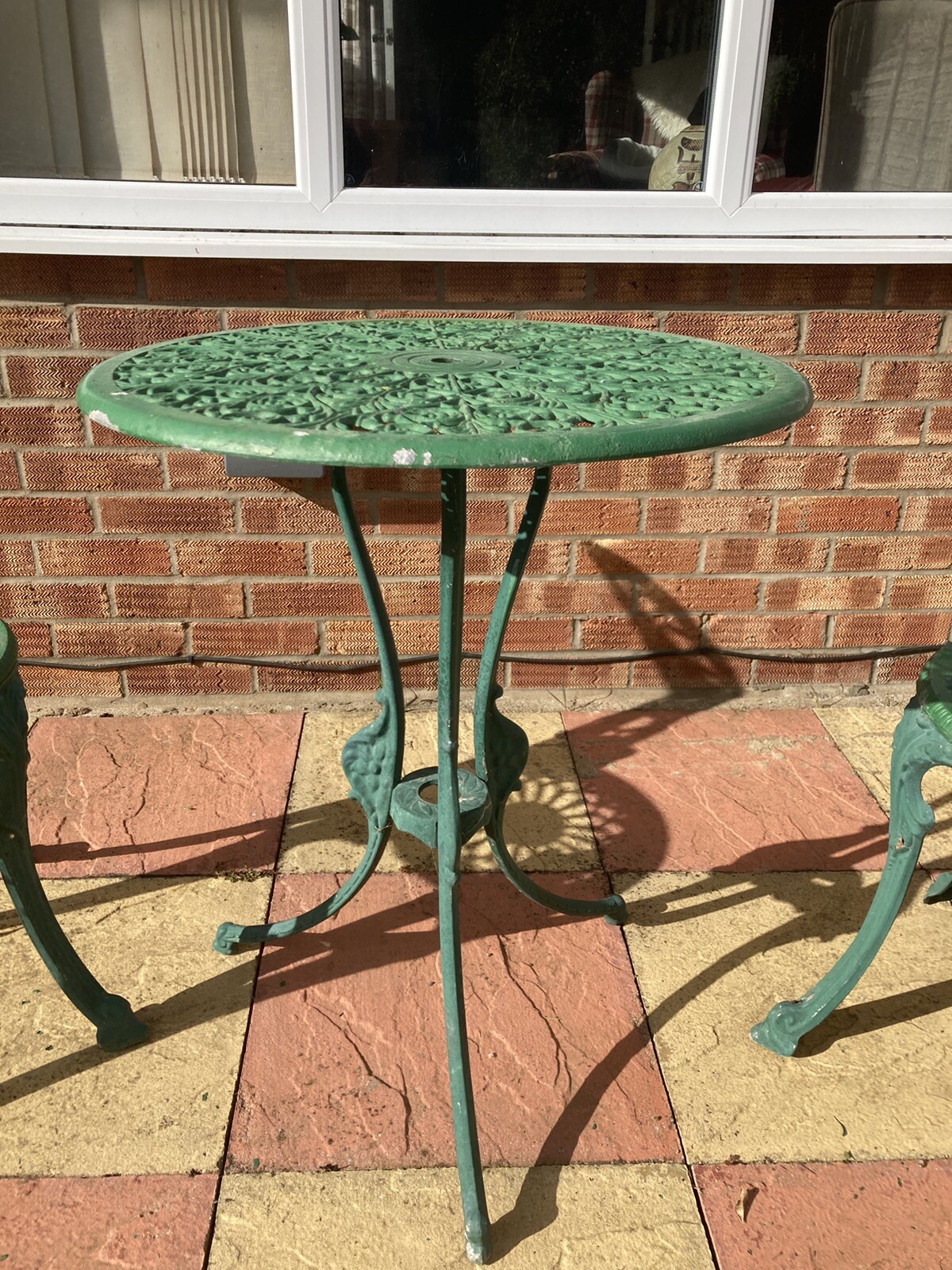 cast iron bistro garden set eBay