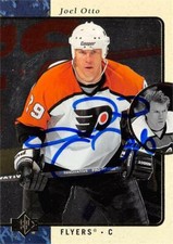 Joel Otto autographed Hockey Card (Philadelphia Flyers, SC) 1995 Upper Deck #111
