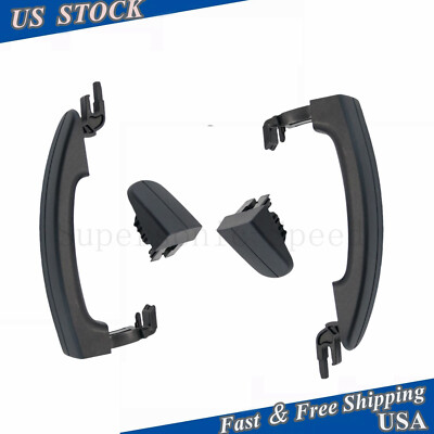 Exterior Door Handle Set Fits 2014-17 Ford Transit Connect Rear Left and Right