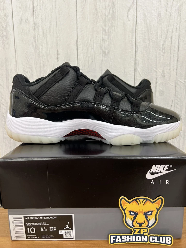 Air Jordan 11 Retro Low 72-10 MENS AV2187-001 GS 528896-001 - Image 4 of 4