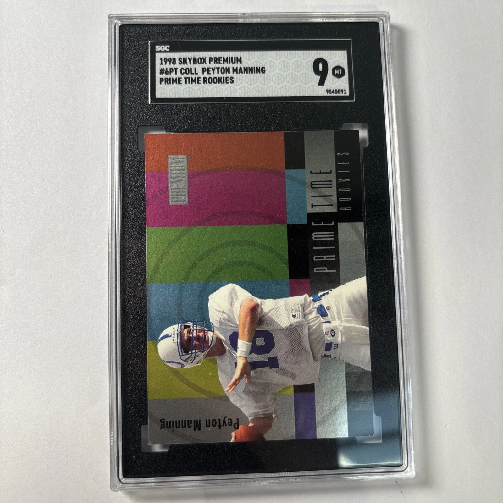 Peyton Manning Skybox Premium Prime Time Rookies #6 Primetime Rookies