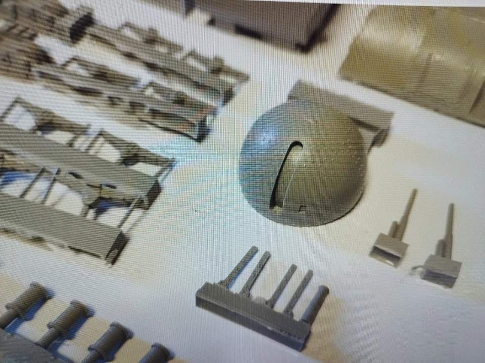 Italian Old Tank Fiat 2000 Resin Kit 1/35 Replica Criel Model - Immagine 4 di 4