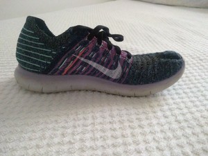 nike free rn flyknit multicolor womens