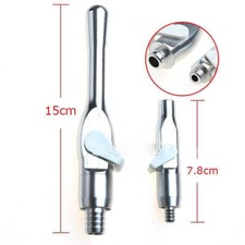 Dental Saliva Ejector Suction Universal Valves SE/HVE Tip Adaptor Aluminum 1 Set