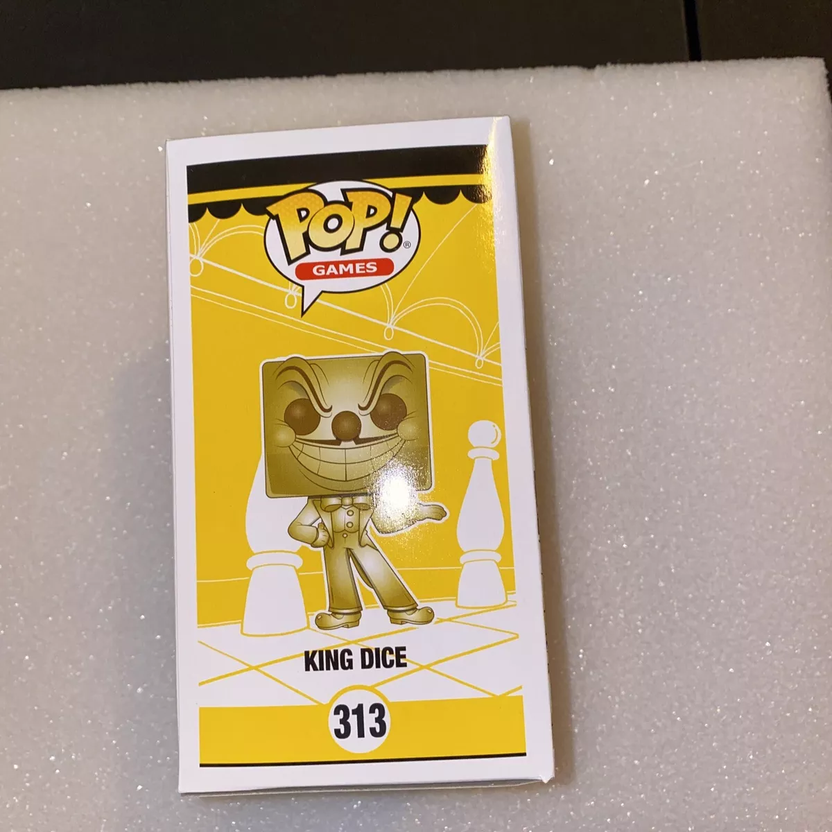 Cuphead King Dice Shadowbox Art