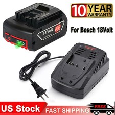 BAT609 5.0Ah Li-ion Battery for Bosch 18V BAT610 BAT618 BAT619 BAT620  Charger