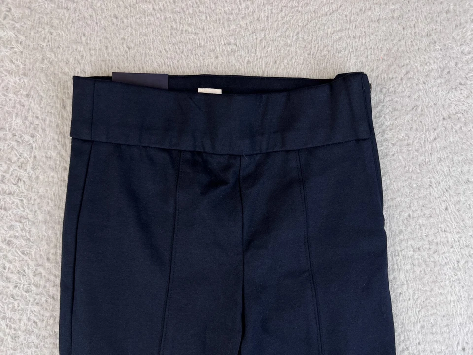 Pantalones Gap para mujer extra pequeños azul marino leggings cremallera lateral elásticos tiro medio algodón Foto 2 de 4
