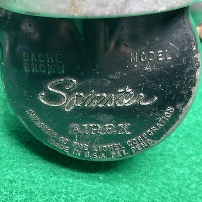 Vintage Bache Brown Airex Spinster Model Spin Fishing Spinning