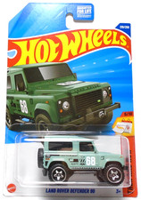 2025 HOT WHEELS LAND ROVER DEFENDER 90 #68 MINT GREEN 1:64 DIECAST 2 1/2" TRUCK