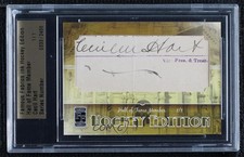 2010 Famous Fabrics Ink Hockey Edition 1/1 Cecil Hart #333 Auto 2po