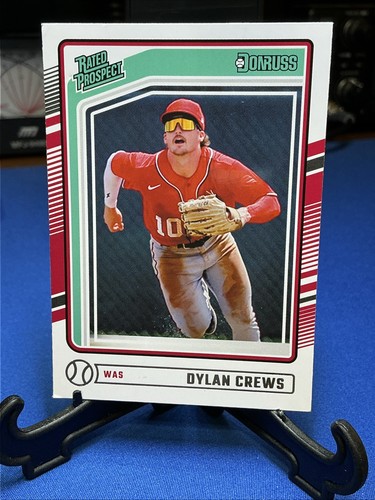 2024 Donruss #136 Dylan Crews Rated Prospect Nationals - Picture 4 of 12