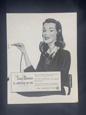 Magazine Ad* - 1946 - AT&T / Bell System - Long Distance is catching up too