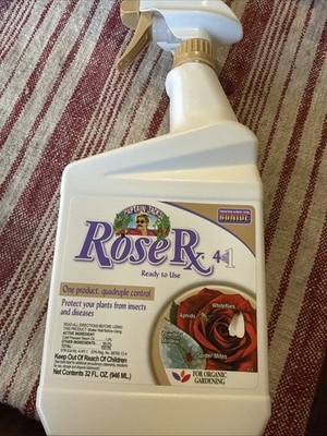 Captain Jack's Rose Rx 4-in-1 RTU 32oz Fungicide Insecticide Miticide