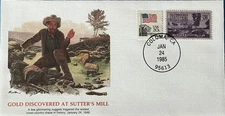 Mort Kunsler Epic Event in US History Gold Discovered at Sutter's Mill CA1/24