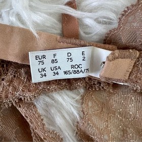 La Perla Studio 2 Lace Bra in Tan 34B