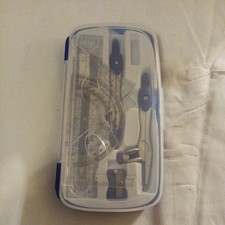 10 Pc Geometry Set with Ruler Protractor Compass