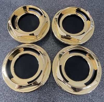 SET OF 4 14  & 15  BBS RS PLASTIC HEX NUT GOLD SMALL THREAD AUDI TT RS2 