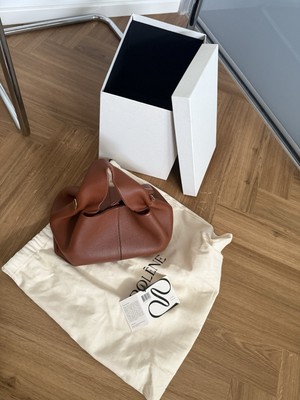 Polene Numero Neuf Cognac Leder Tasche Handtasche